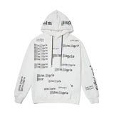 Palm Angels Hoodie Letter Hooded Sweater Men's and Women's Loose Hoodie Coat