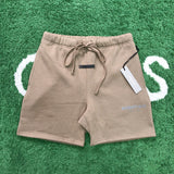 Fog Fear Of God Essentials Shorts Multiline Reflective Letter Shorts Drawstring Fleece-Lined Track Pants