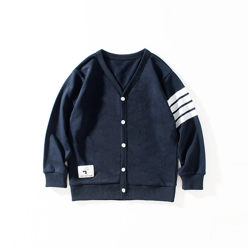 Children Boy Hoodie Spring Long-Sleeved Coat for Children Boy Coat