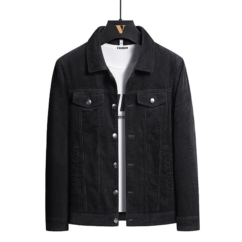 Corduroy Varsity Jacket Corduroy Jacket for Men Spring and Autumn Easy Matching Clothes Men