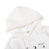 Loose Fleece-Lined  Blue Hedging Sweater hoodie