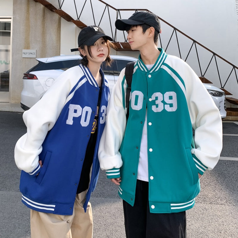 Alaska Varsity Jacket Vintage Baseball Uniform Embroidered Jacket Men's Jacket