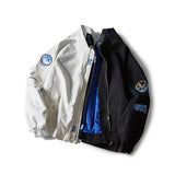 Varsity Jacket Vintage Men's Autumn Coat Campus Baseball Collar Loose Fashion Youth Jacket