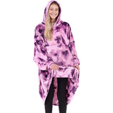 Hoodies Blankets Nightgown Flannel Hooded Casual Sweatshirt Home