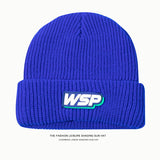 Toboggan Hat Women's Autumn Letters Winter Warm Men