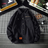 Men Denim Jacket Men's Casual Jacket Men's Loose