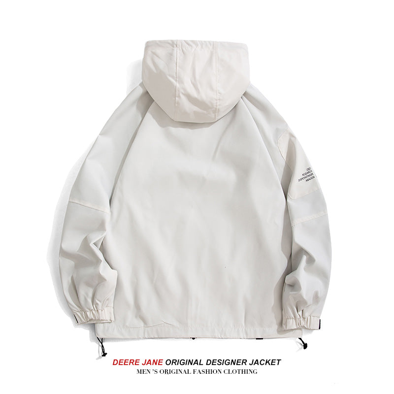 Men Jacket Spring Men's Loose All-Match Simple Outdoor Leisure