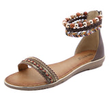 Fancy Sandals Bohemian Retro Plus Size Wedge Flat Shoes