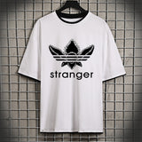 Stranger Things T Shirt Stranger Things Stranger Things Short Sleeve T-shirt Men's and Women's Loose Casual Large Size Couple Cotton Summer