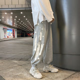 Men Pants Men's Autumn Loose Track Pants Autumn and Winter Leisure Trousers