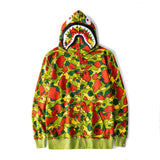 Bape Military Hoodie Men'S And Women'S Casual Camouflage Hooded Sweater
