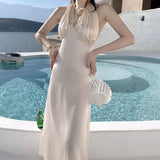 Marilyn Monroe Dress Backless Beach Skirt Women