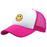 Smiley Face Cap Embroidery Summer Sun Hat