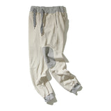 Kanye West Sunday Service Pant Patch Pocket Elastic Loose Sports Terry Trousers
