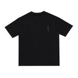 Cactus Jack McDonalds Shirt Travis Scott Cactus Jack Short Sleeve Smiley Face Loose-Fitting Casual T-shirt