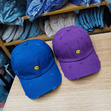 Smiley Face Cap Baseball Cap Embroidered Peaked Cap