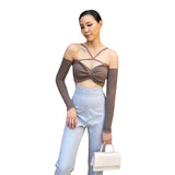 Music Festivals Rave Outfits Girls Tops Summer Women's Long Sleeve Sexy