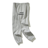Kanye West Sunday Service Pant Autumn and Winter Ask Ankle-Tied Trousers Fog Fleece-Lined