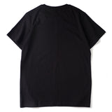 GVC T Shirt Color Deer Pattern Pure Cotton Loose Short Sleeve T-shirt Men