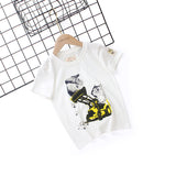 Children T Shrits Summer Short Sleeve Boys and Girls Crew Neck Casual T-shirt