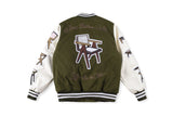 Saint Michael Baseball Jacket Big Talker Jacket Embroidery Craft Baseball Uniform