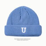 Toboggan Hat Female Winter Warm Windproof Knitted Hat Beanie Hat