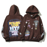 Grafitti Sweatshirts Autumn and Winter Hoodie Men's and Women's Pullover Hooded