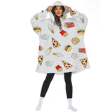 Hoodies Blankets Lazy Cover Blanket Pullover Autumn and Winter Pajamas
