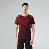 Sweat Wicking Shirt Fitness Short Sleeve Men's Fashion T-shirt