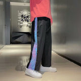 Men Pants Sports Pants Men's Spring and Autumn Loose Casual Trousers