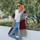 Women's Fall Outfits Sweater Women's Mid-Length Autumn and Winter Knitwear Cardigan Coat