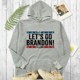 Let'S Go Brandon Hoodie Lets Go Brandon Letter Sweater Long Sleeve Hooded Sweater