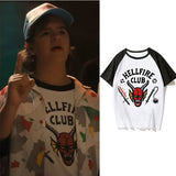 Stranger Things Hellfire Club T Shirt Printed T-Shirt Top Short Sleeve