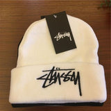Stussy Cap Autumn and Winter Embroidery Hat Men and Women Leisure Warm
