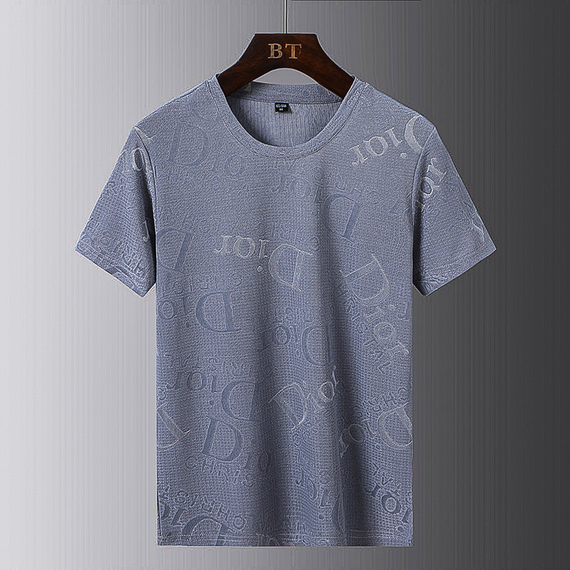 Sweat Wicking Shirt Summer Short Sleeve Men's Casual Fashion Men's T-shirt Summer Wear