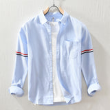 White Work Shirts Men's Casual Long-Sleeved Shirt