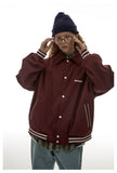 Men Jacket Spring Letters Men's Loose All-Match Red Casual Jacket Coat