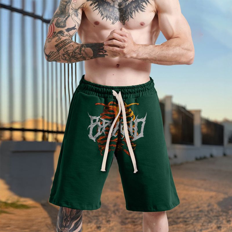 Rave Outfits Men Shorts Large Size Loose Casual Shorts Men's Summer