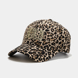 Leopard Fur Hat Baseball Cap