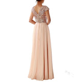 Daisy Buchanan Dress Summer Dress V-neck Sequins Chiffon Dress