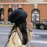 Women Winter Hats Women's Autumn and Winter Casual Knitted Hat