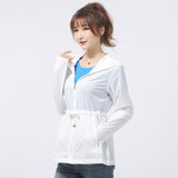 Sun Resistant Clothes Ultra-Thin Breathable Skin Clothing Stretch Ice Silk Sun Protection Clothing