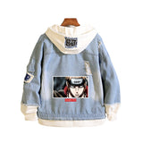 Comic Denim Jacket Spring and Autumn Men and Women Fashion Denim Jacket