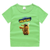 Children Pokemon Pikachu T Shirt Cotton T-shirt Casual Sports