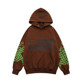 Cactus Flea Market Hoodie Autumn and Winter Printing Velvet Padded Hooded Sweatshirt