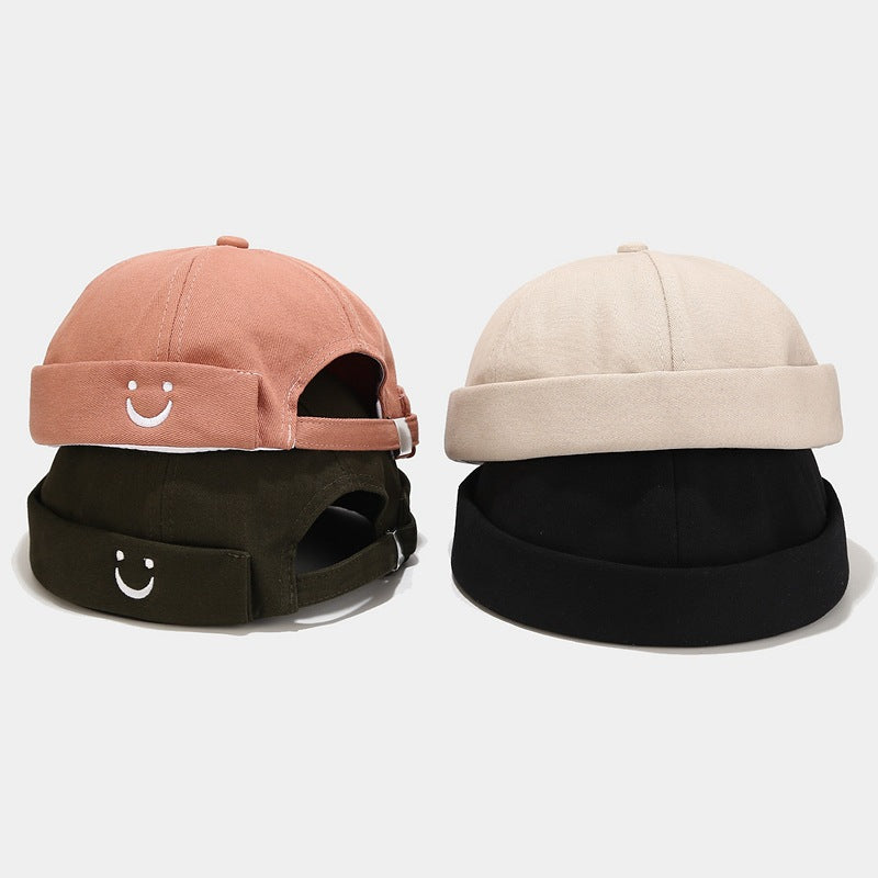 Smiley Face Cap Embroidery Hip Hop Hat