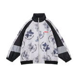 The Bears Varsity Jacket Autumn Bear Jacket Men's Stand Collar Loose Preppy Style Couple Coat