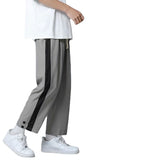 Men Pants Men's Summer Loose Straight Sports and Leisure Pants