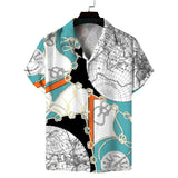 Men Beach T Shirts Spring New Men's Short Sleeve