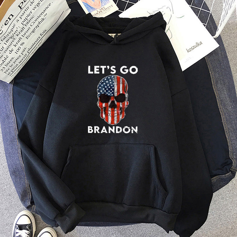 Let'S Go Brandon Hoodie Autumn Winter Hoodie Holiday Men Women Fleece Hooded Sweater